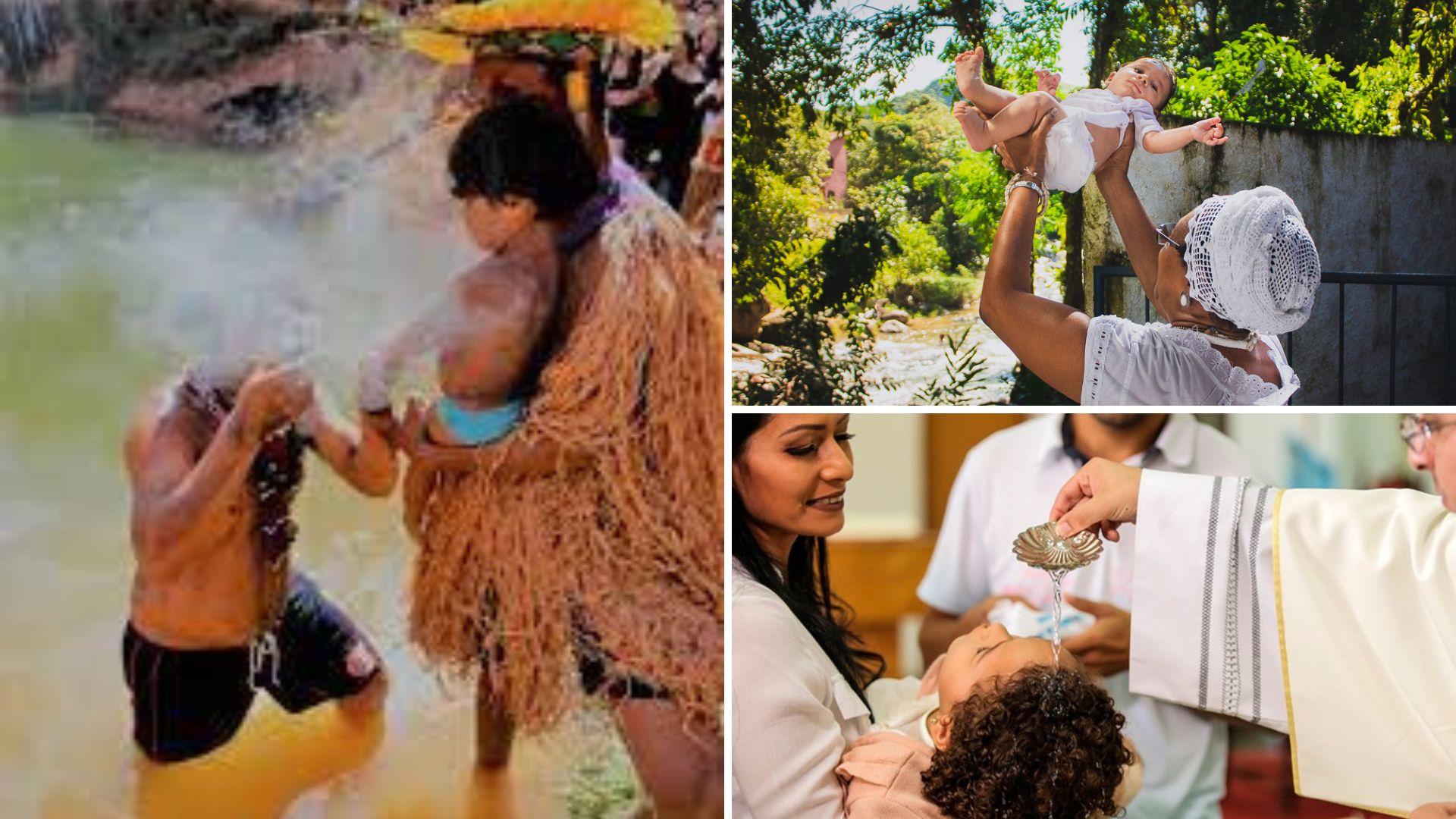 Dia dos afilhados batismos