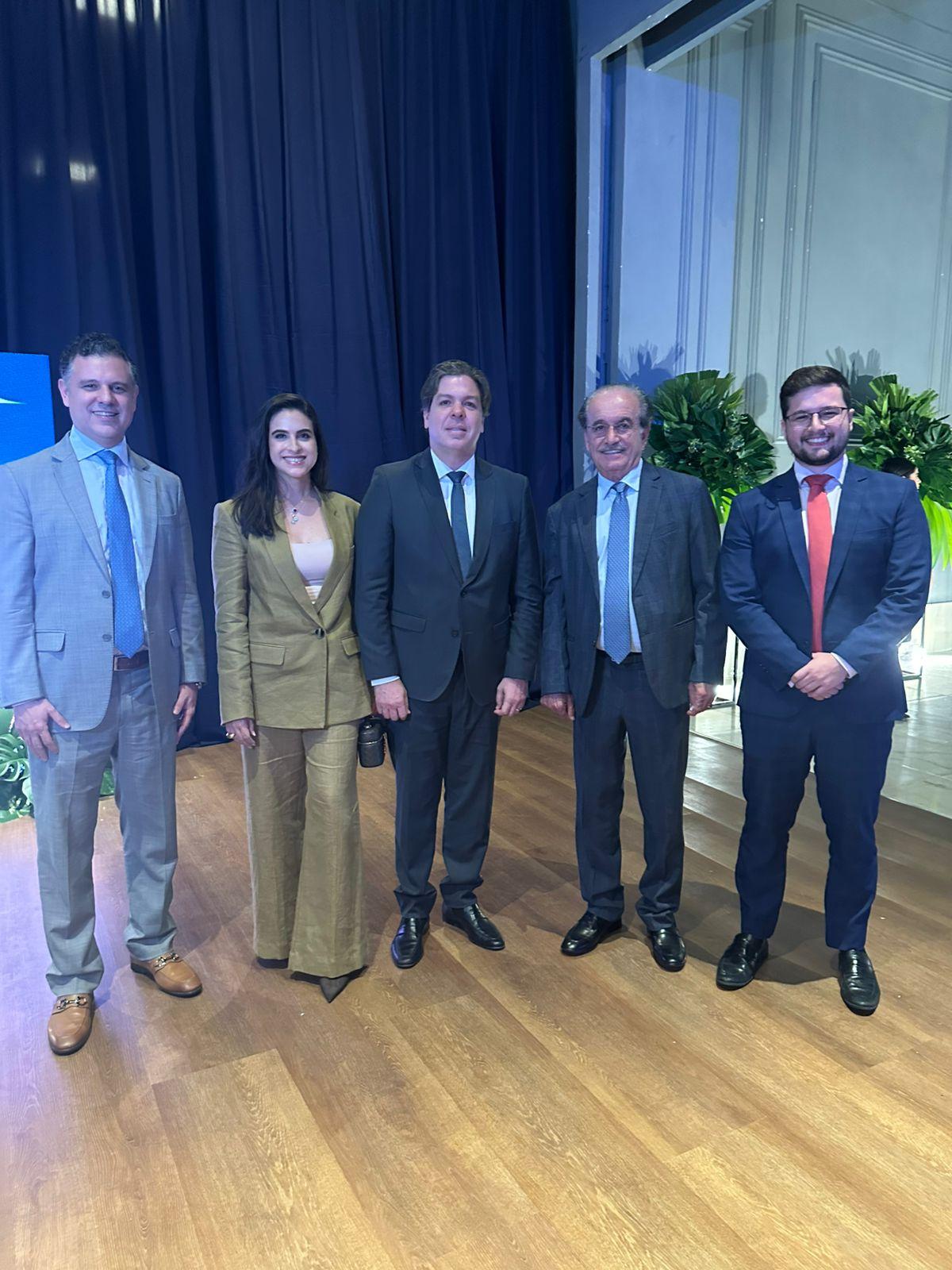 Paulo Roberto, Marina, ministro Frederico Siqueira, Chaim Zaher e João Ludgero
