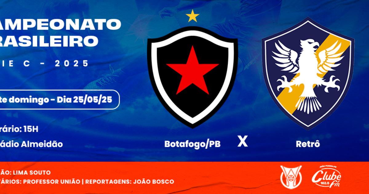 Portal T5 | Rádio Clube FM João Pessoa transmite Botafogo-PB x Retrô,…