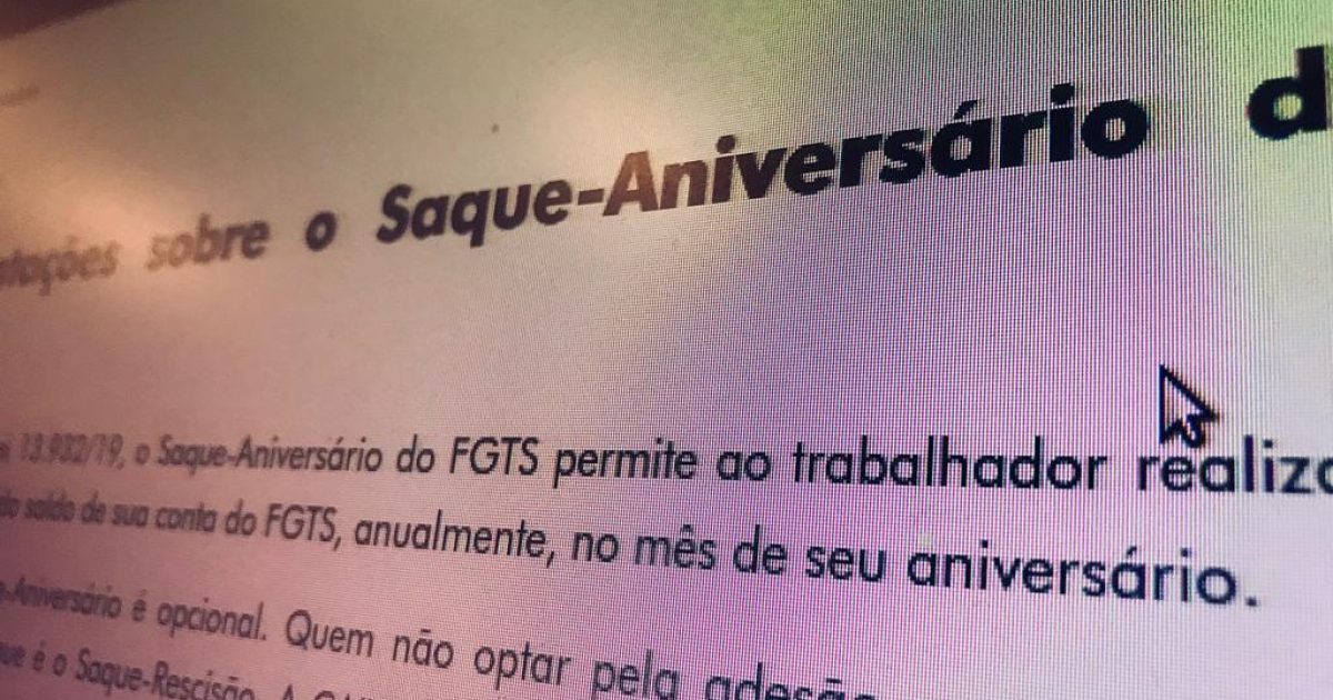 Portal T5 Saque Aniversário Do Fgts Veja Como Nascidos Em Abril…