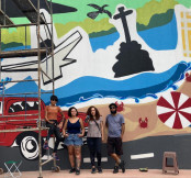 Graffiti da Praça do Carro Antigo foi entregue nesta sexta (5), aniversário de João Pessoa