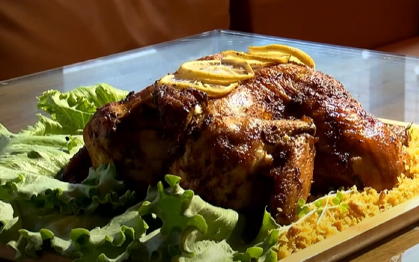 galeto na fritadeira elétrica