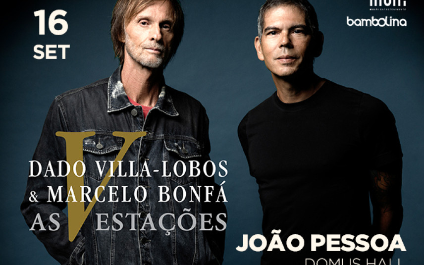 João Pessoa recebe turnê "As V Estações", um tributo à Legião Urbana