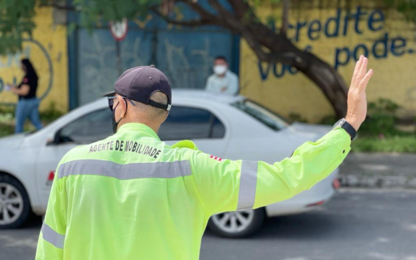 Agente de mobilidade foto reproducao semob