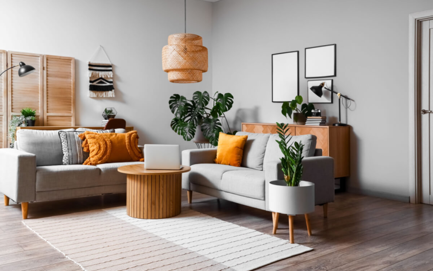 É possível inserir elementos na decoração que ajudem a trazer a energia da primavera para dentro de casa (Imagem: Pixel-Shot | Shutterstock)