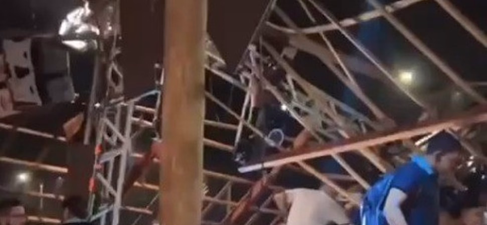 Imagens desabamento teto altiplano