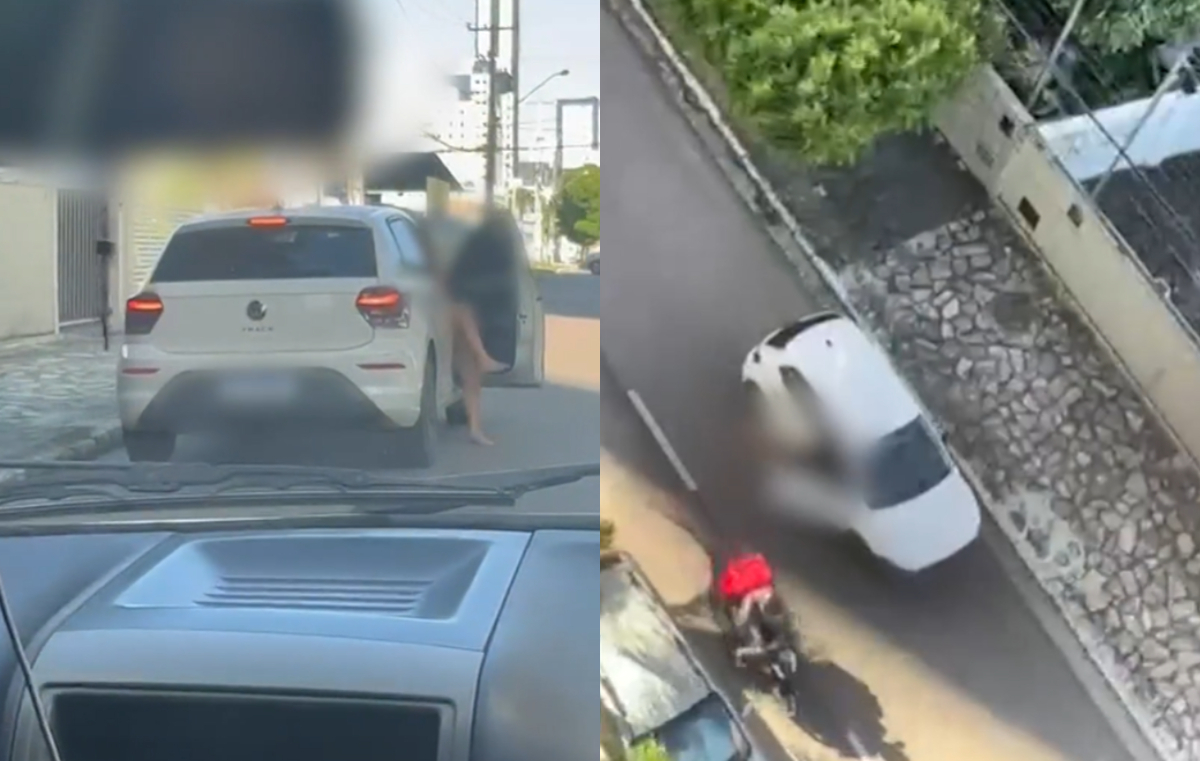 Mulher arrastada carro manaira