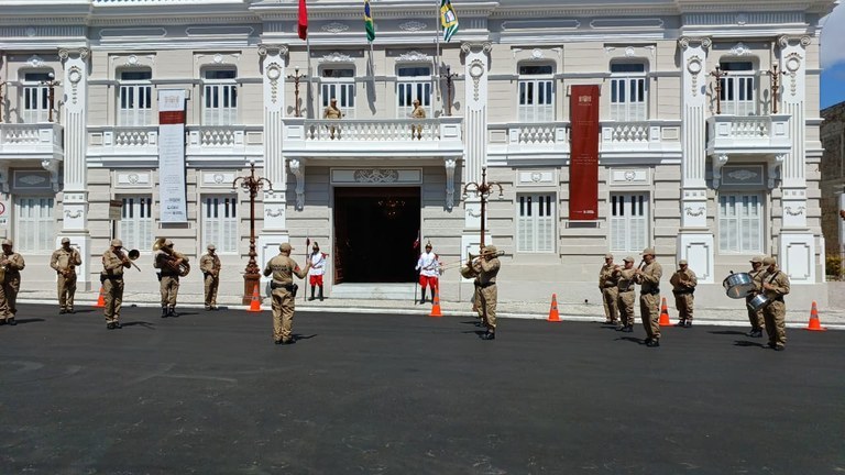 Troca de guarda museu